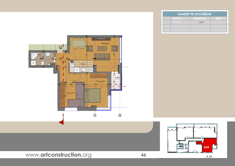 Apartment A34