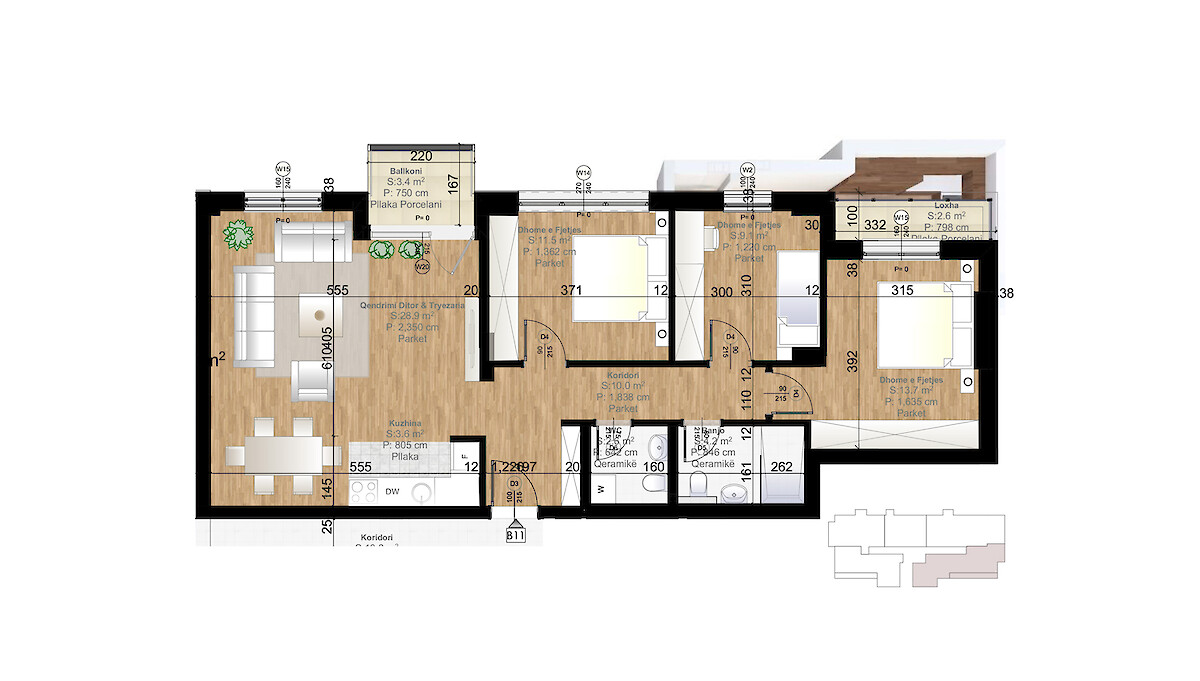 Apartment 98.2