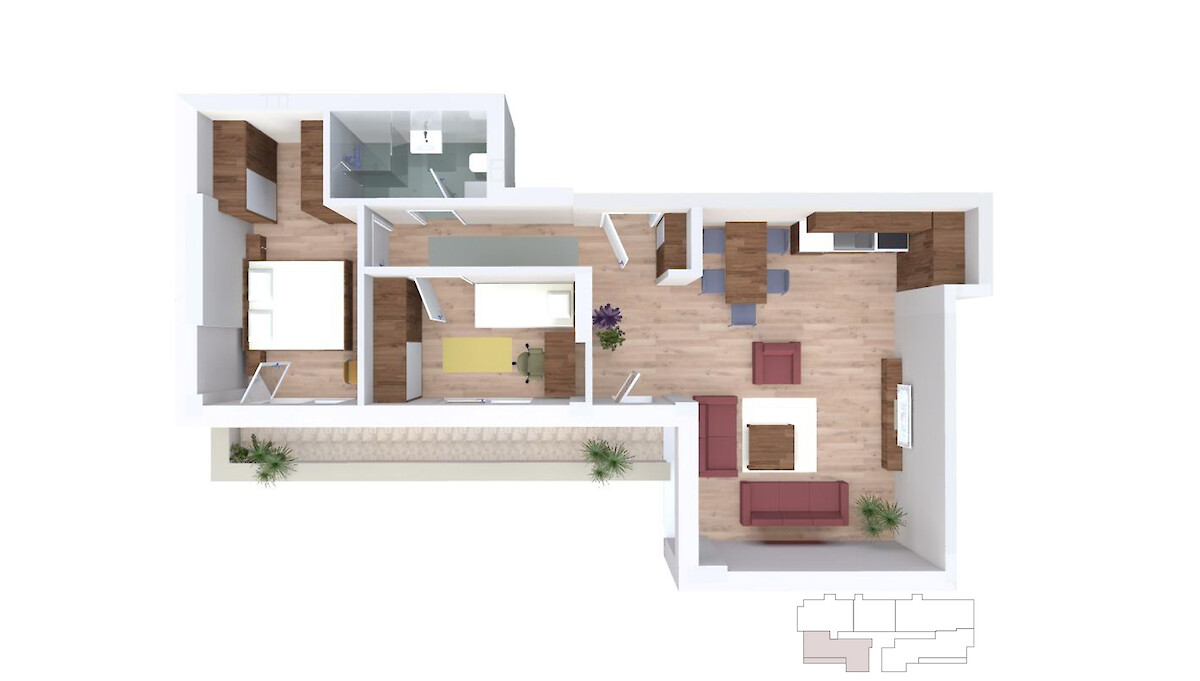 Apartment 75.8