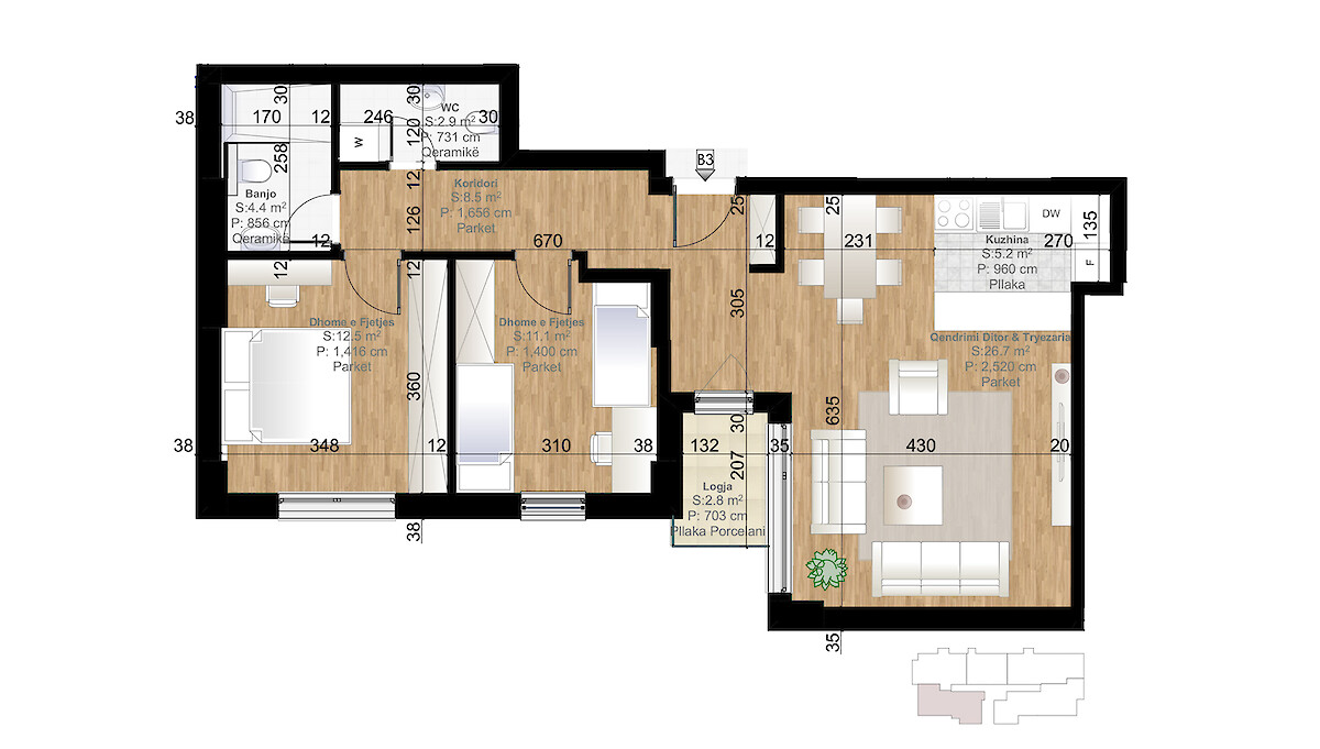 Apartment 86.3