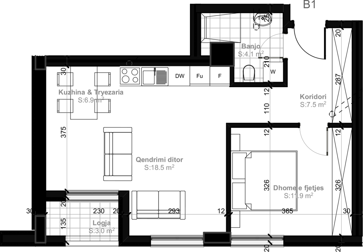 Apartment 59.5