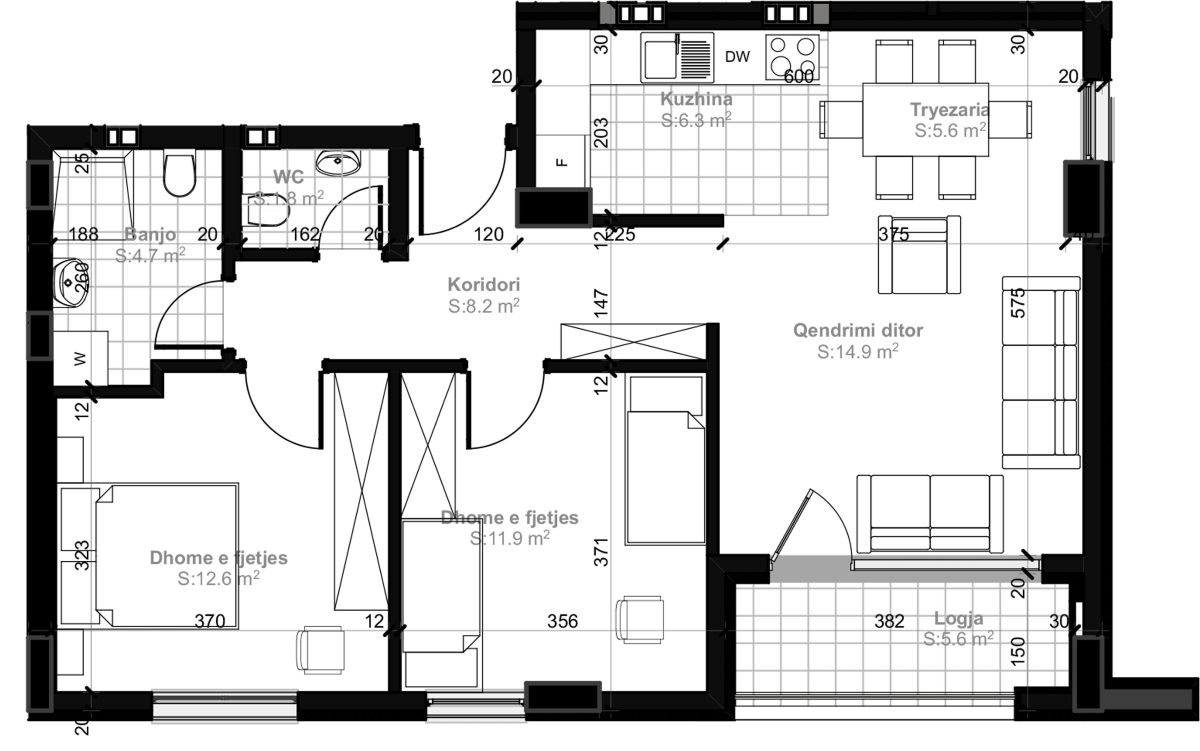 Apartment 82.9