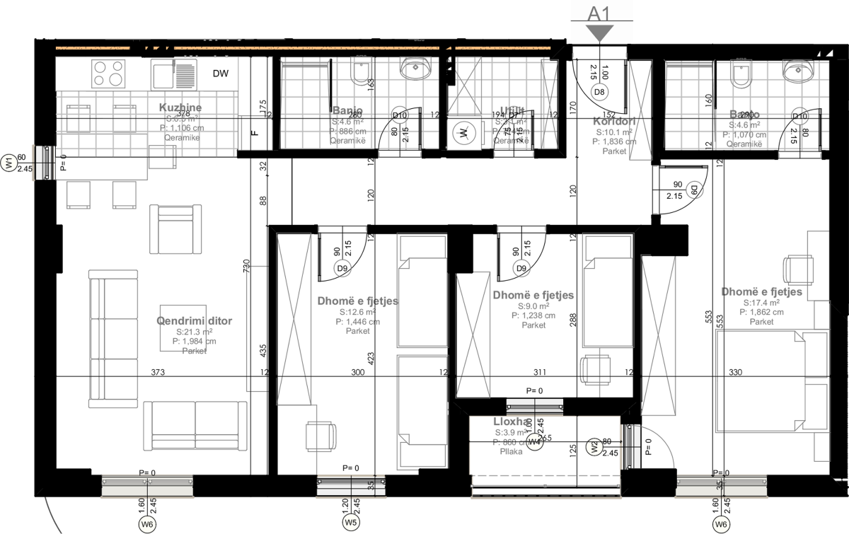 Apartment  107.3