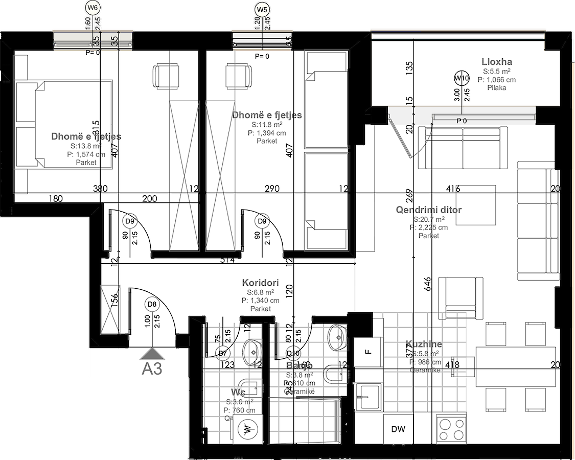 Apartment 84.3
