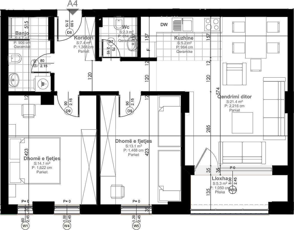 Apartment 83.1