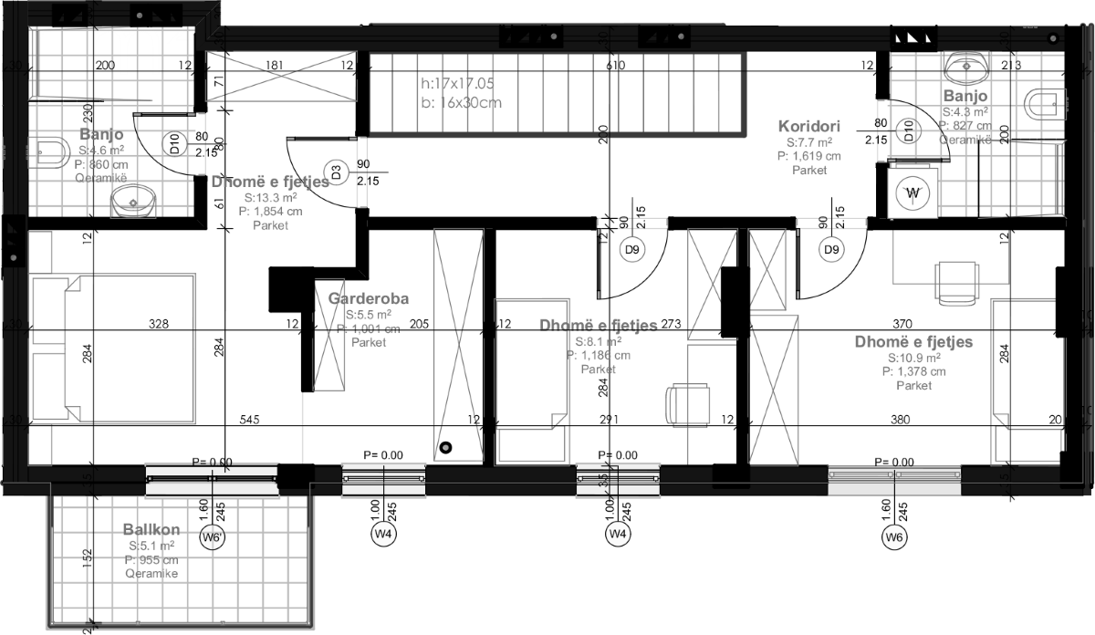 Apartment duplex 150.3