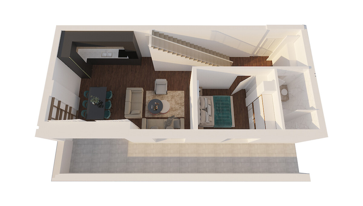 Apartment duplex 157.7