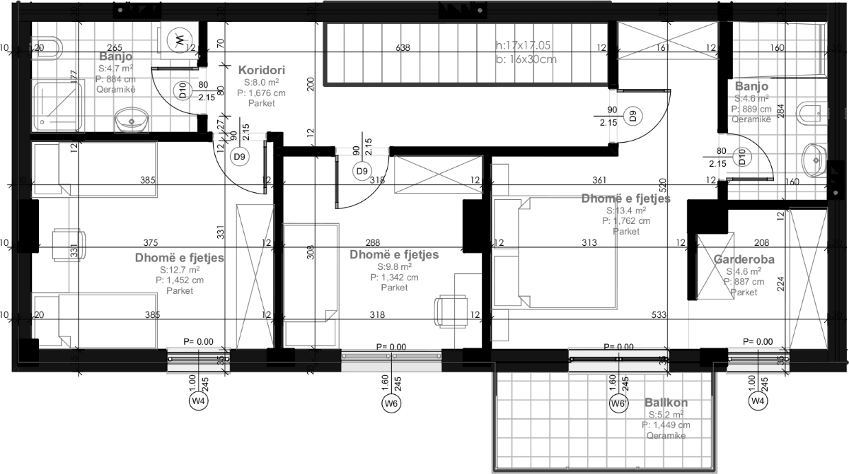 Apartment duplex 157.7