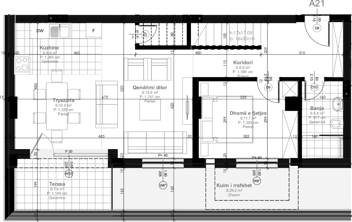 Apartment duplex 157.7