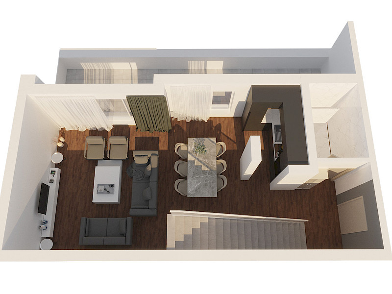 Apartment duplex 147.6