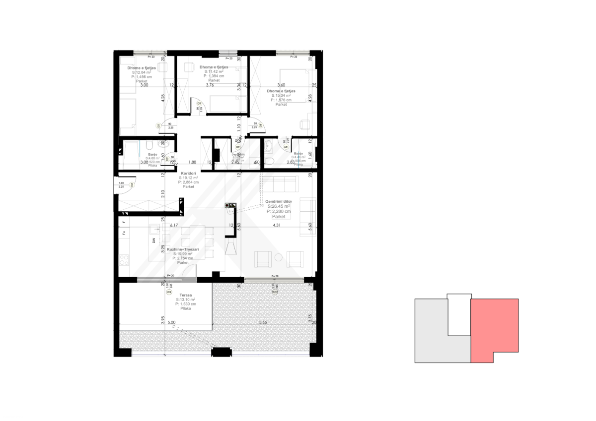 Apartment Penthouse 148.4
