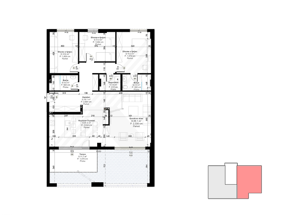 Apartment Penthouse 148.5